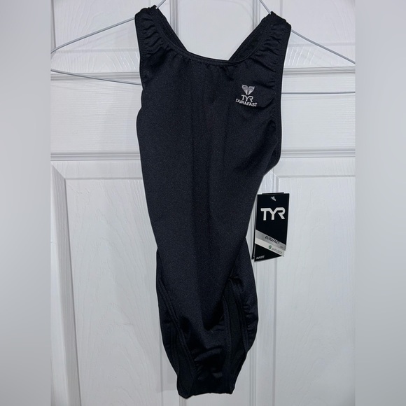 NEW TYR size 28 (9/10) girls black swimsuit - Picture 1 of 6